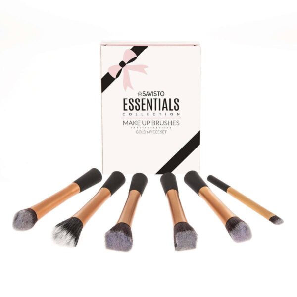 Savisto Essentials Uk Makeup Brushes Set 6 Brushes